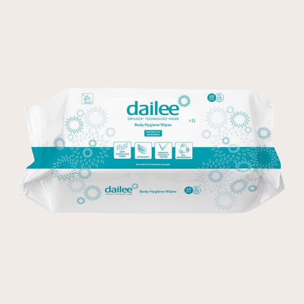 Dailee Toallitas Corporales- Calentables en Microondas