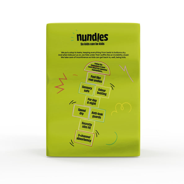 Mutandine Assorbenti Da Bambino Nundies 4-7 Anni