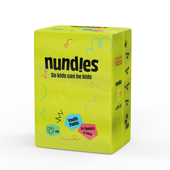 Mutandine Assorbenti Da Bambino Nundies 4-7 Anni