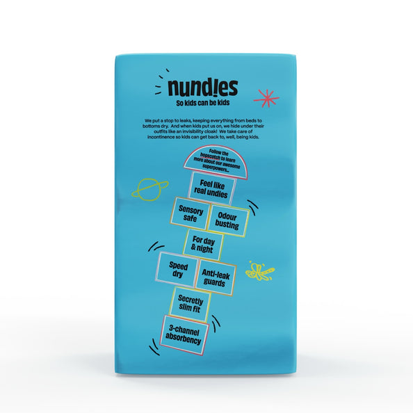 Nundies Pañal Braguita Para Niños 8-15 Años
