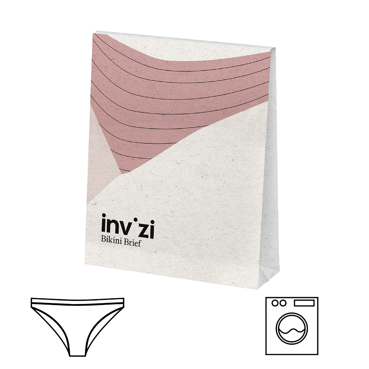 Culotte d'incontinence lavable pour femme Invizi – Taille basse